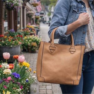 New With Tags Vegan-Leather Tote Bag